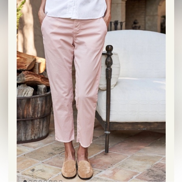 Frank & Eileen Pants - Frank & Eileen Wicklow The Italian Chino Pants light pink 12